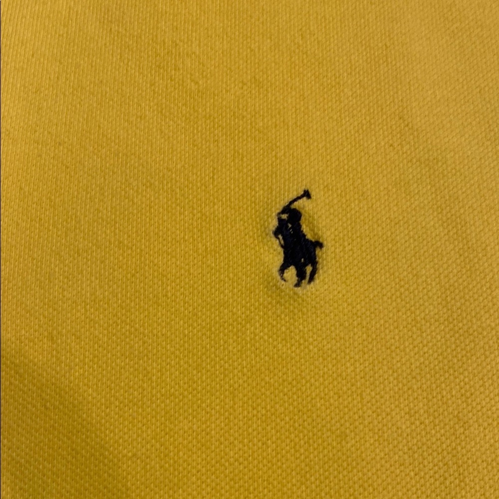 Polo Ralph Lauren Classic-Fit Cotton Polo Shirt Yellow Polo Shirt - Picture 5 of 14